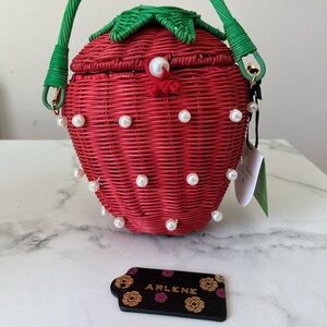 Pearl-Embellished Strawberry Basket Bucket Bag from kate spade new york x Target